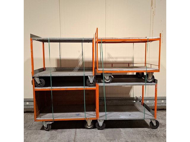 4x magazijnwagen - afbeelding 1 van  8