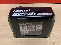 4x makita bl1850b lxt 5.0 ah accu - afbeelding 5 van  5