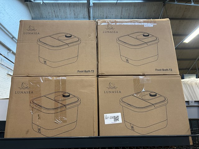 4x massage voetenbad lunasea, foot bath t2 - afbeelding 2 van  4