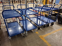 4x metalen materiaalwagen km - afbeelding 1 van  3