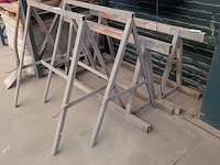 4x metalen schraag - afbeelding 2 van  5