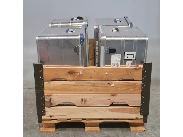 4x metalen transportkoffer, alu münchen - afbeelding 1 van  3
