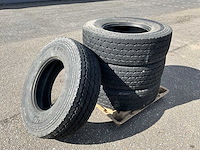4x michelin 315/80 r22.5 xzus vrachtwagenband - afbeelding 1 van  9