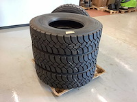 4x michelin 315/80r22.5 m+s retread vrachtwagenband - afbeelding 4 van  8