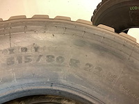 4x michelin 315/80r22.5 m+s retread vrachtwagenband - afbeelding 6 van  8