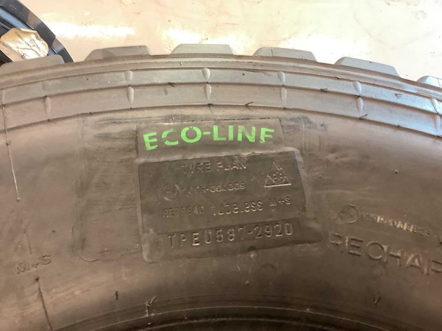 4x michelin 315/80r22.5 m+s retread vrachtwagenband - afbeelding 7 van  8