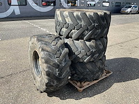 4x michelin 445/70 r19.5 xf band met velg - afbeelding 1 van  7