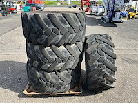 4x michelin 445/70 r19.5 xf band met velg - afbeelding 4 van  7