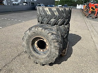 4x michelin 445/70 r19.5 xf band met velg - afbeelding 5 van  7