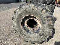 4x michelin 445/70 r19.5 xf band met velg - afbeelding 6 van  7