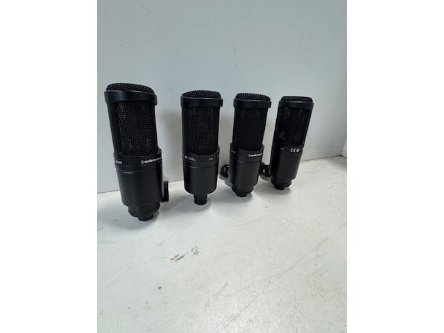 4x microfoon audio-technica, at2020 - afbeelding 2 van  5