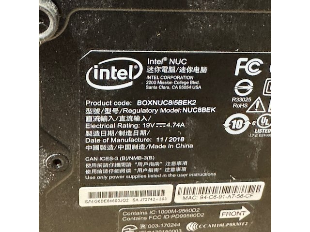 4x minicomputer, msi, as rock en intel nuc - afbeelding 4 van  5
