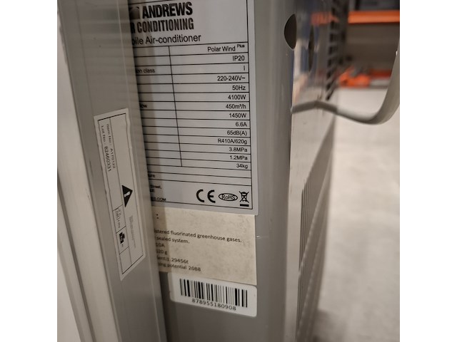 4x mobiele airco o.a. cosmo - afbeelding 7 van  19