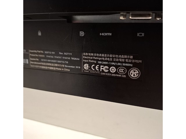 4x monitor hp, e243, 2019 - afbeelding 5 van  18