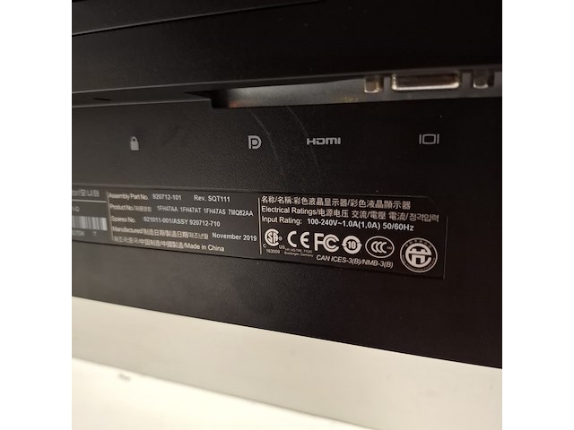 4x monitor hp, e243, 2019 - afbeelding 14 van  18