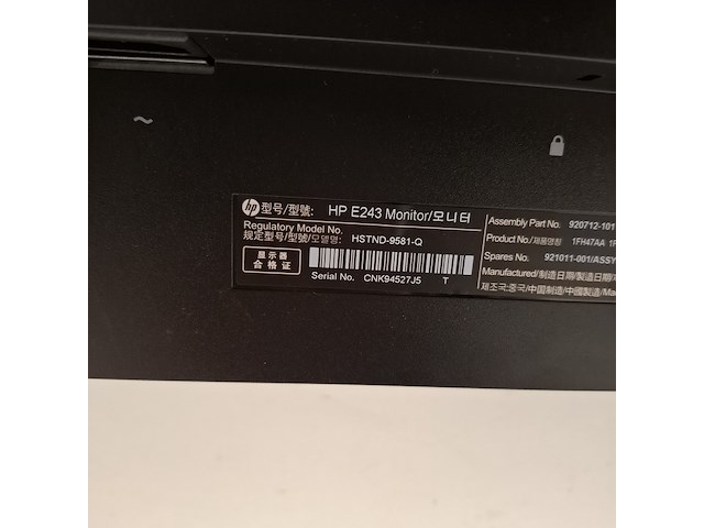 4x monitor hp, e243, 2019 - afbeelding 4 van  18