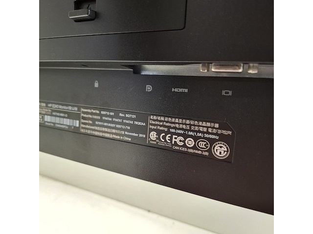 4x monitor hp, e243, 2019 - afbeelding 9 van  18