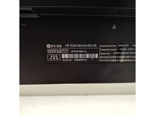 4x monitor hp, e243, 2019 - afbeelding 17 van  18