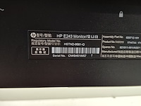 4x monitor hp, e243, 2019 - afbeelding 4 van  17