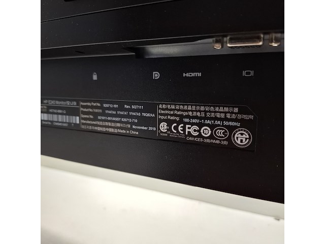 4x monitor hp, e243, 2019 - afbeelding 5 van  17