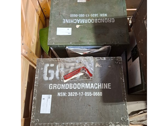 4x motor grondboor machine in transportkist, stihl, o.a. 4308 - afbeelding 2 van  11