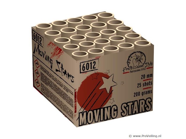 4x moving stars 25 shots - afbeelding 1 van  1