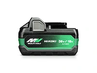 4x multi volt accu, hikoki, bsl 36a18x (36v/18v - 2,5ah/5,0ah)