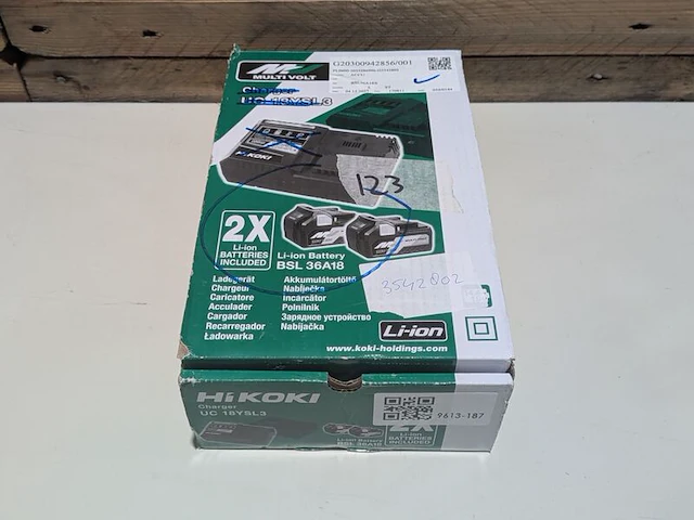 4x multi volt accu, hikoki, bsl 36a18x (36v/18v - 2,5ah/5,0ah) - afbeelding 4 van  4