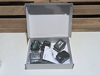 4x multi volt accu, hikoki, bsl 36a18x, en snellader uc18ysl3 - afbeelding 2 van  4