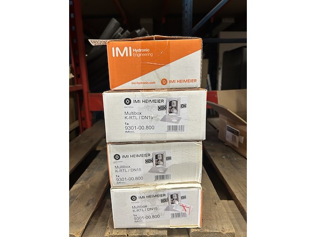 4x multibox ruimteregeling heimeier, wit - afbeelding 1 van  3
