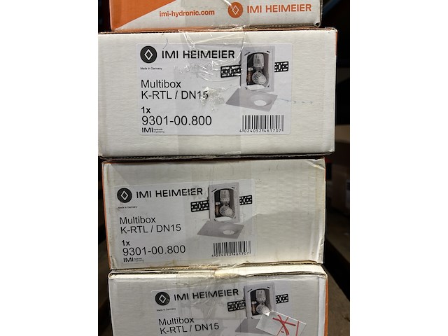 4x multibox ruimteregeling heimeier, wit - afbeelding 2 van  3
