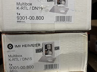 4x multibox ruimteregeling heimeier, wit - afbeelding 2 van  3