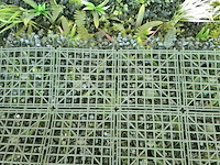 4x net muurdecoratie kunstplanten (4 m²) - afbeelding 6 van  6