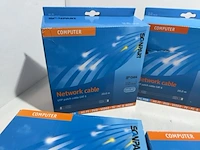 4x netwerkkabel utp, scanpart, zwart, 20 meter - afbeelding 2 van  3