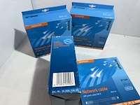 4x netwerkkabel utp, scanpart, zwart, 20 meter - afbeelding 3 van  3