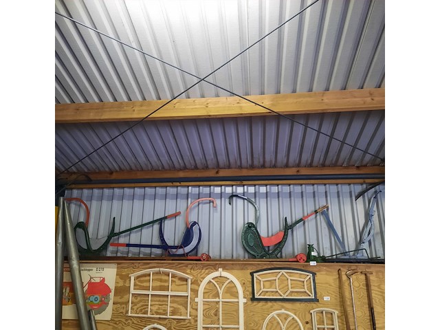 4x nostalgische riet/stro snijder - afbeelding 1 van  7