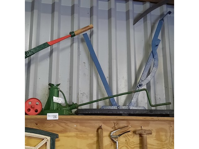 4x nostalgische riet/stro snijder - afbeelding 4 van  7