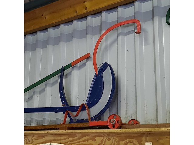 4x nostalgische riet/stro snijder - afbeelding 6 van  7