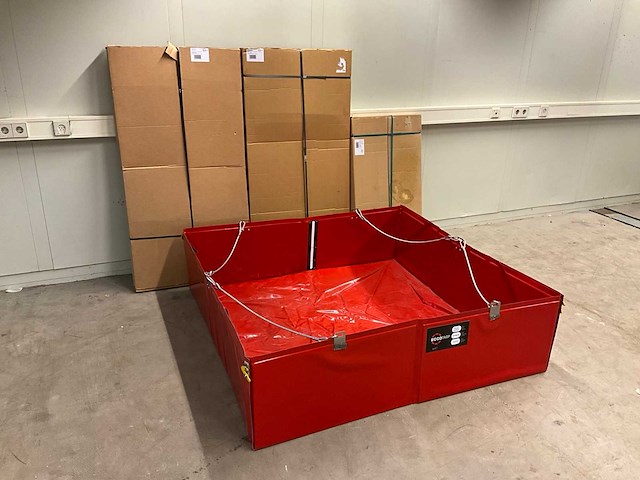 4x ongebruikt ecotarp mobiele vloeistof opvangbak - afbeelding 1 van  6