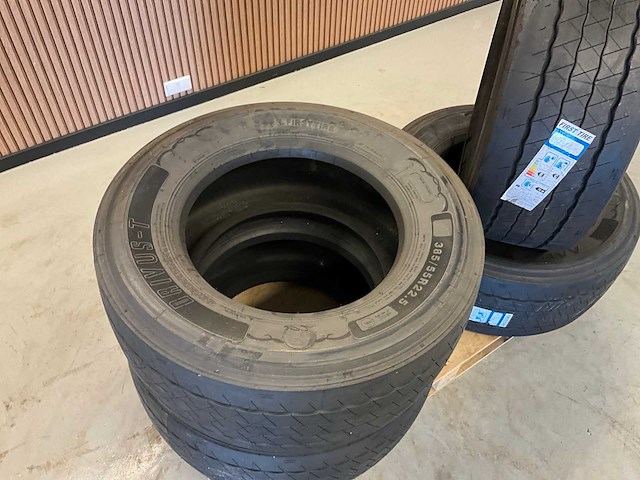 4x ongebruikt first tire 385/55r22.5 vrachtwagenband - afbeelding 6 van  6