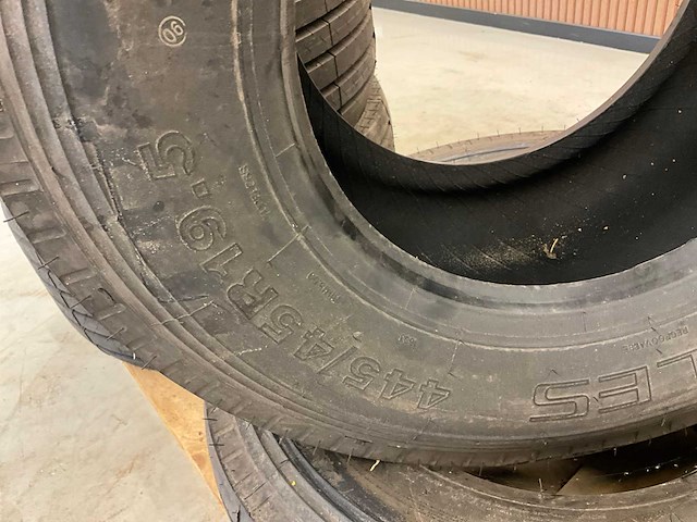 4x ongebruikt hercules 445/45r19.5 vrachtwagenband - afbeelding 6 van  6