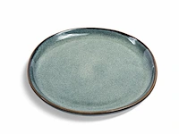 4x ontbijtborden set van 6 stuks – ø21 cm - saliegroen vidi, verde - afbeelding 7 van  10