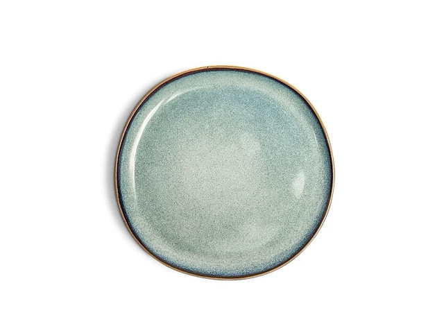 4x ontbijtborden set van 6 stuks – ø21 cm - saliegroen vidi, verde - afbeelding 5 van  10