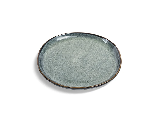 4x ontbijtborden set van 6 stuks – ø21 cm - saliegroen vidi, verde - afbeelding 7 van  10