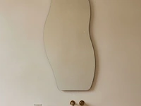 4x organische led badkamerspiegel 140×50 – anti-condens & led verlichting – 3 lichtkleuren vidi, arila - afbeelding 1 van  3