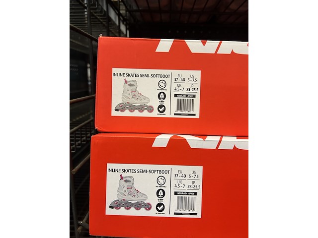 4x paar skeelers 2x maat 37-40, 2x maat 33-36 nijdam - afbeelding 3 van  4