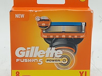 4x pak a 8x scheermes, gillette, fusion 5 power - afbeelding 1 van  9