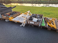 4x pallet met o.a. k80 koppeling - afbeelding 1 van  19