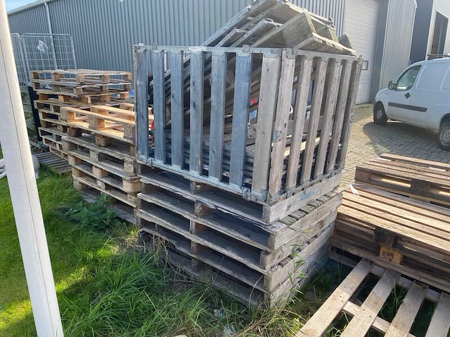4x palletkist - afbeelding 1 van  1