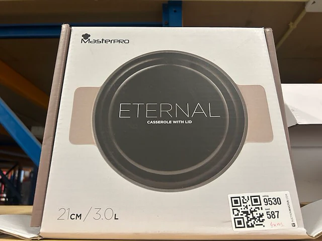 4x pan 21 cm 3.0l, masterpro - afbeelding 2 van  6